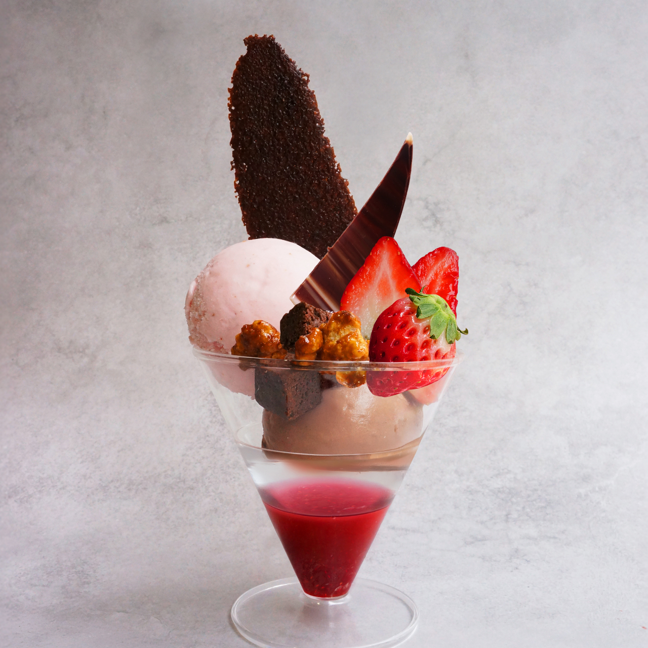 伊勢丹ショコラモードパフェ