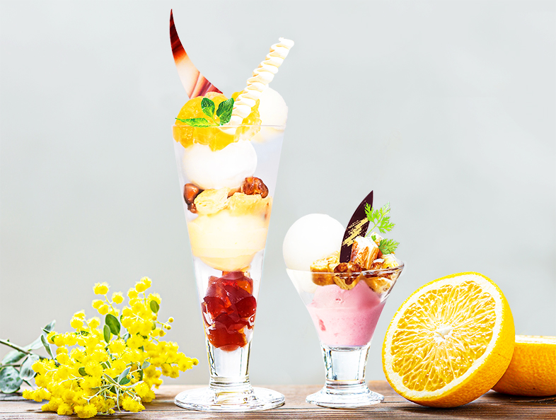 シトラスハニーパフェ